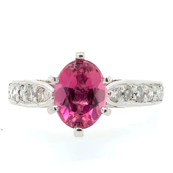 Diamond and Pink Tourmaline Ring Simon Jewelers High Point, NC