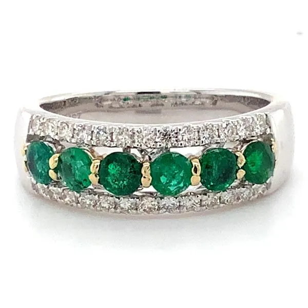 Emerald and Diamond Ring Simon Jewelers High Point, NC