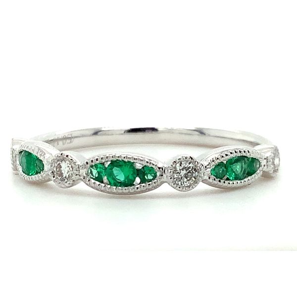 Emerald and Diamond Ring Simon Jewelers High Point, NC