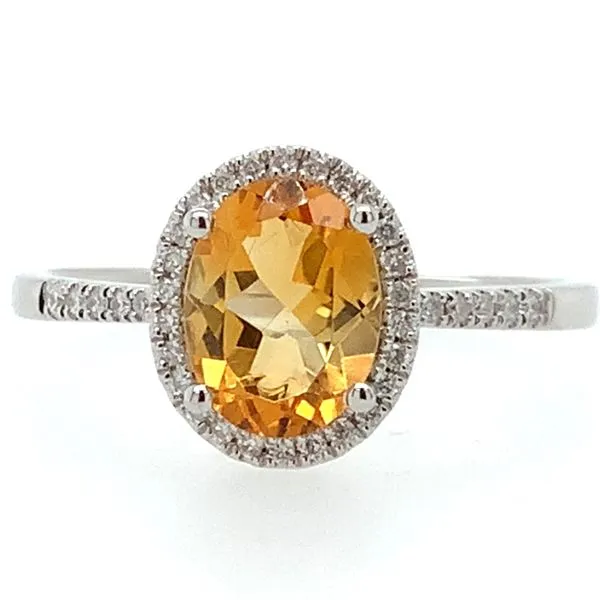 Citrine and Diamond Ring Simon Jewelers High Point, NC