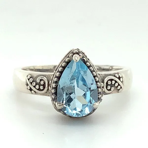 Blue Topaz Ring Image 2 Simon Jewelers High Point, NC