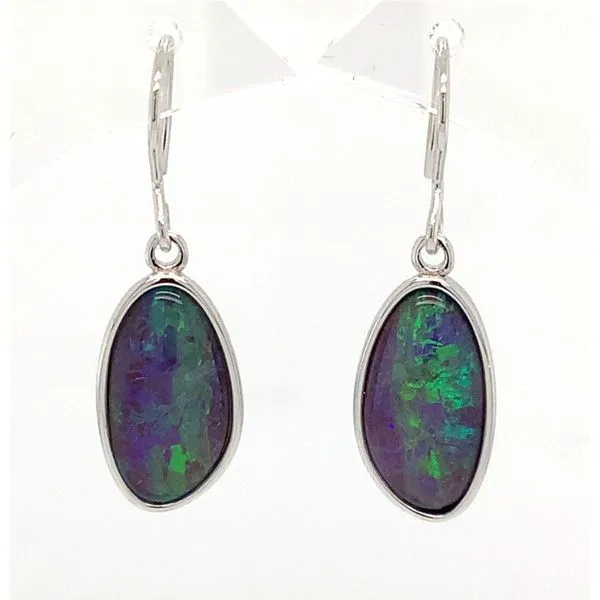 Triplet Australian Opal Earrings Simon Jewelers High Point, NC