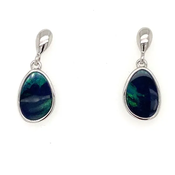 Doublet Australian Opal Earrings Simon Jewelers High Point, NC