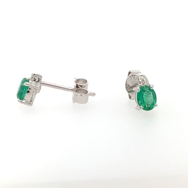 Emerald and Diamond Earrings Simon Jewelers High Point, NC