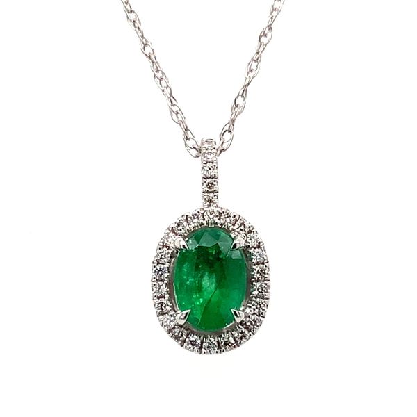 Emerald and Diamond Pendant Simon Jewelers High Point, NC