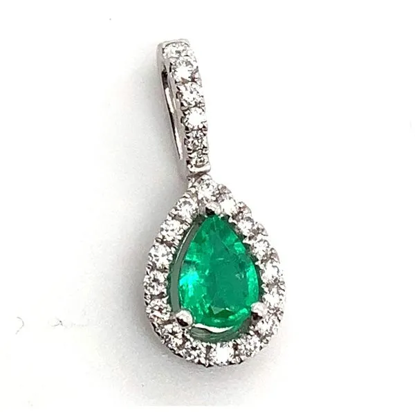 Emerald and Diamond Pendant Simon Jewelers High Point, NC