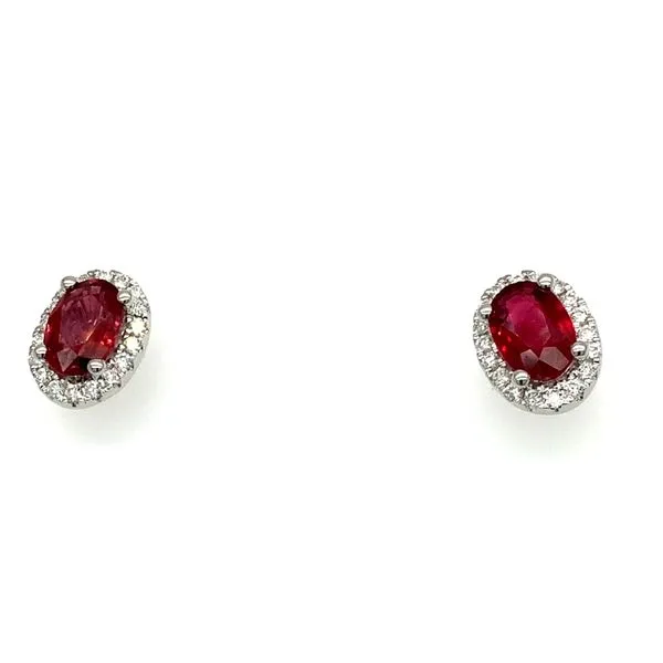 Ruby and Diamond Earrings Simon Jewelers High Point, NC