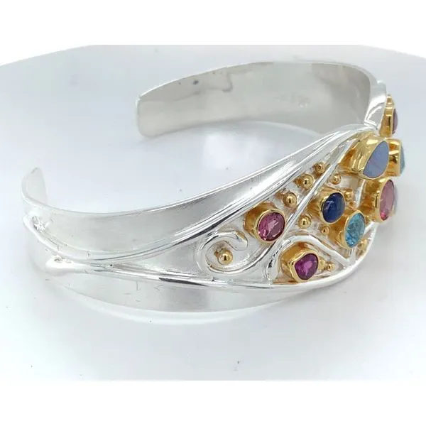 Gemstone Cuff Bracelet Image 2 Simon Jewelers High Point, NC