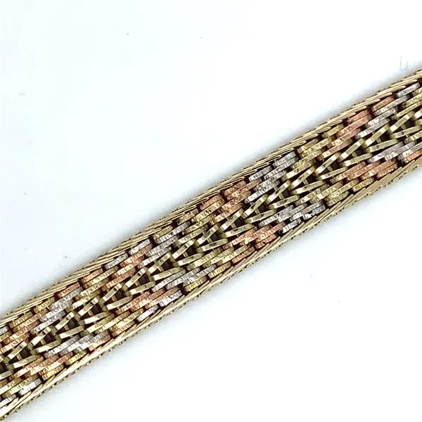 Tri-Color Gold Bracelet Image 3 Simon Jewelers High Point, NC