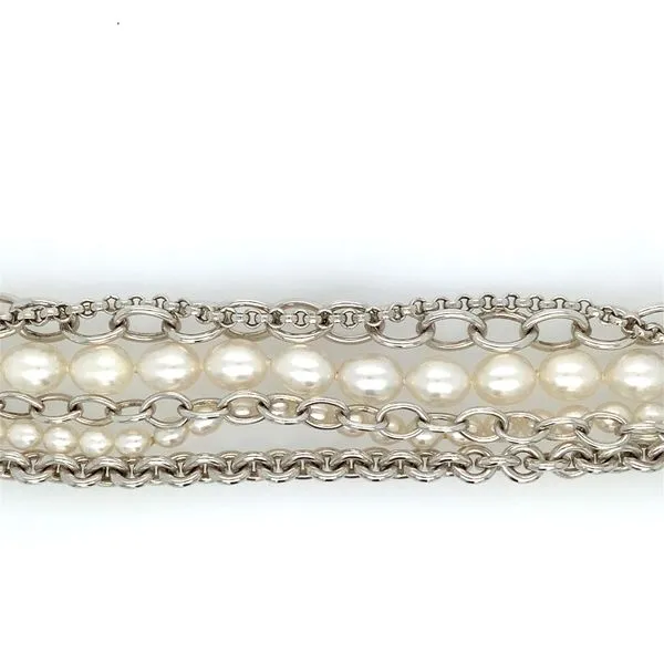 Multi-Strand Silver Bracelet Image 2 Simon Jewelers High Point, NC