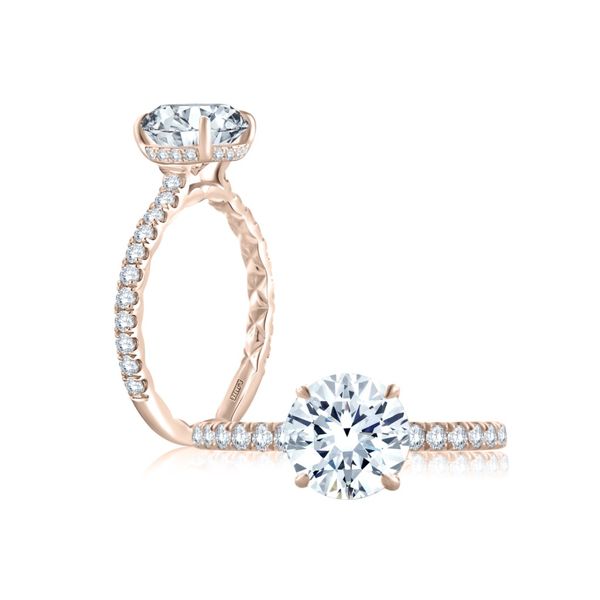 A. Jaffe Lady's White 14 Karat Engagement Ring Size 6 With 0.43Tw Round Diamonds Steve Lennon & Co Jewelers  New Hartford, NY