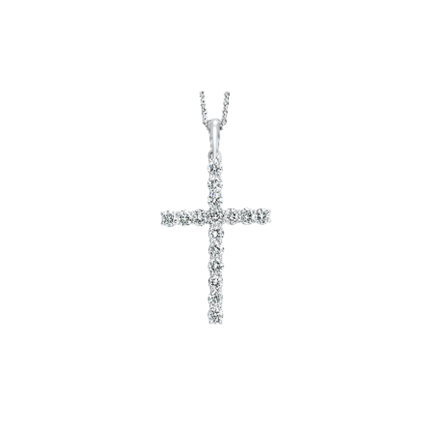 14K White Gold Lab Grown Necklaces Steve Lennon & Co Jewelers  New Hartford, NY