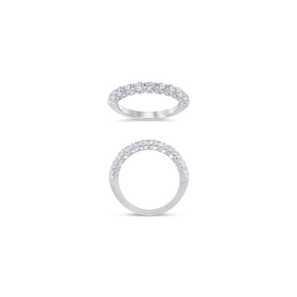 ES 14K White Gold Ladies Wedding Band Steve Lennon & Co Jewelers  New Hartford, NY