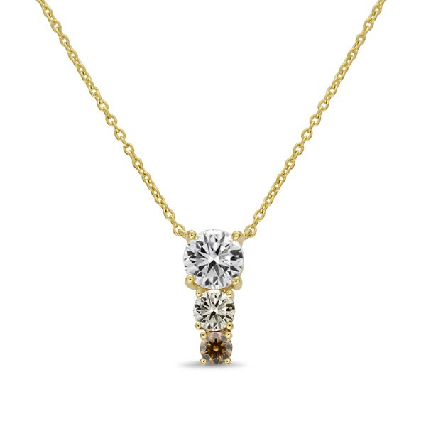 ED 14K Yellow Gold Diamond  Fashion Necklace/ Pendant Steve Lennon & Co Jewelers  New Hartford, NY