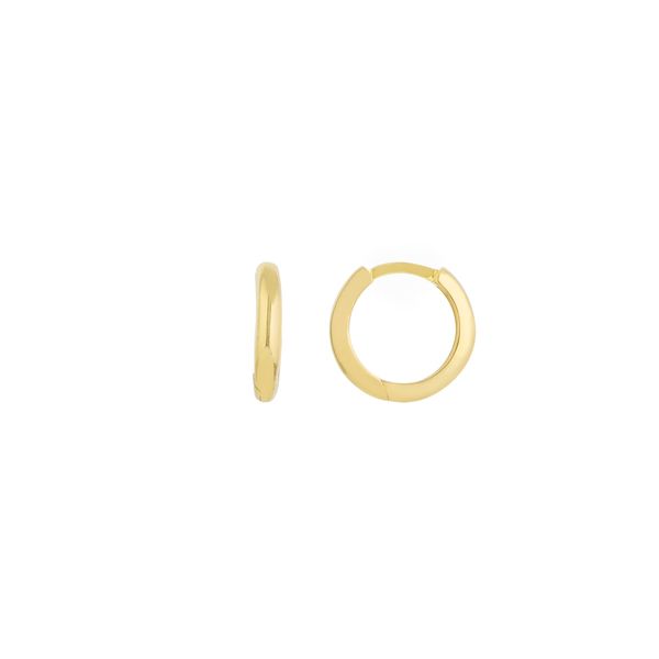 Gold Hoop/Huggie  Earrings Steve Lennon & Co Jewelers  New Hartford, NY
