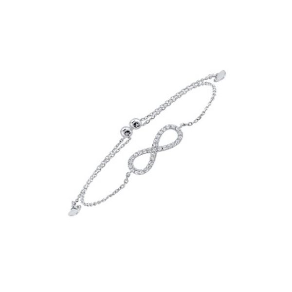 GO Sterling Silver Silver Bracelet W/Stone Steve Lennon & Co Jewelers  New Hartford, NY