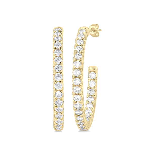 Diamond Hoops/Huggies Steve Lennon & Co Jewelers  New Hartford, NY