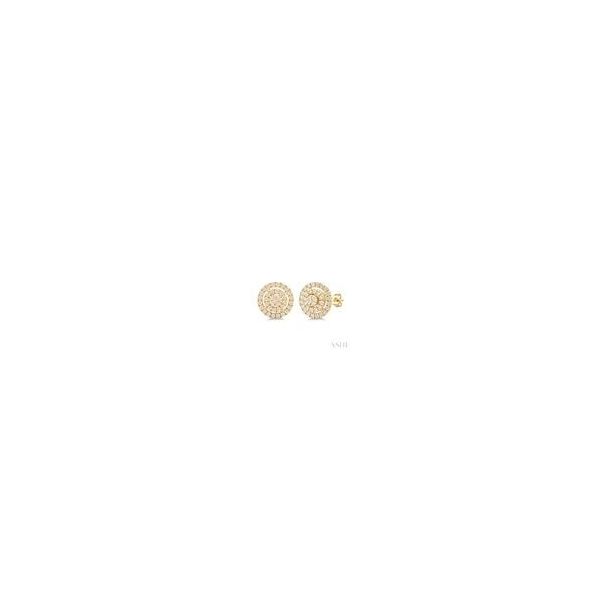 ASHI 10K Yellow Gold Diamond Fashion Studs Steve Lennon & Co Jewelers  New Hartford, NY