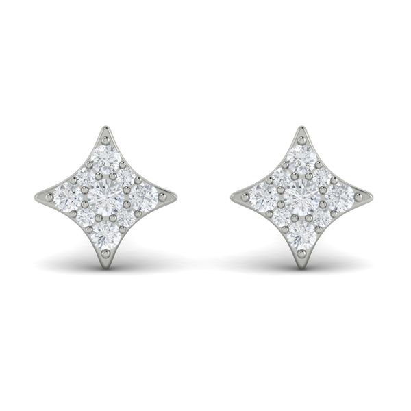 Vlora 14K White Gold Diamond Fashion Studs Steve Lennon & Co Jewelers  New Hartford, NY