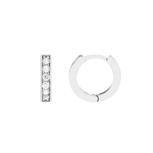 Diamond Hoops/Huggies Steve Lennon & Co Jewelers  New Hartford, NY