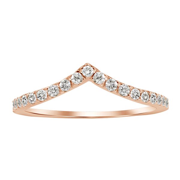 UN 18K Rose Gold Ladies Wedding Band Steve Lennon & Co Jewelers  New Hartford, NY