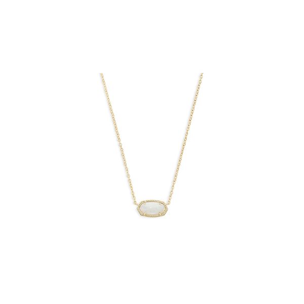 KS Gold Plated Sterling Silver Silver Necklace W/Stone Steve Lennon & Co Jewelers  New Hartford, NY