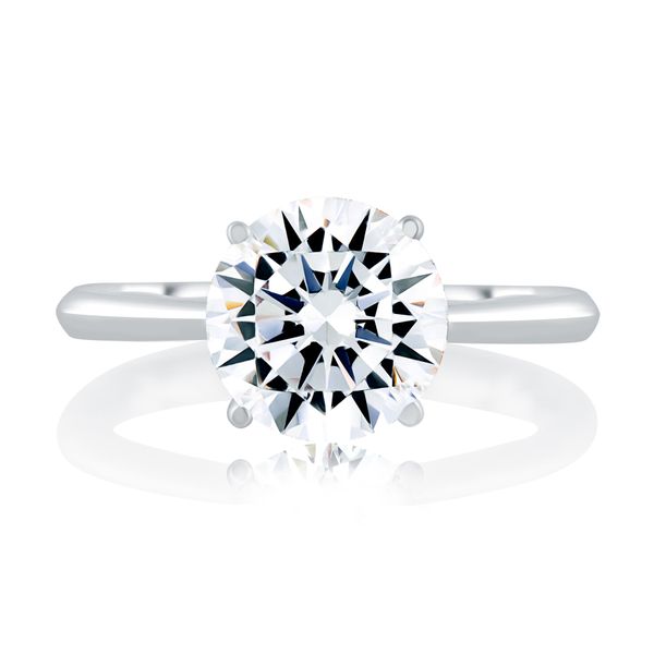 AJ 14K Yellow Gold Ladies Engagement Ring Image 2 Steve Lennon & Co Jewelers  New Hartford, NY