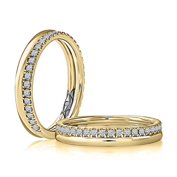 AJ 14K Yellow Gold Ladies Wedding Band Steve Lennon & Co Jewelers  New Hartford, NY