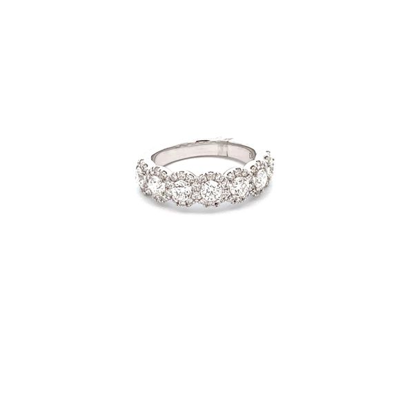 14K White Gold Ladies Wedding Band Steve Lennon & Co Jewelers  New Hartford, NY