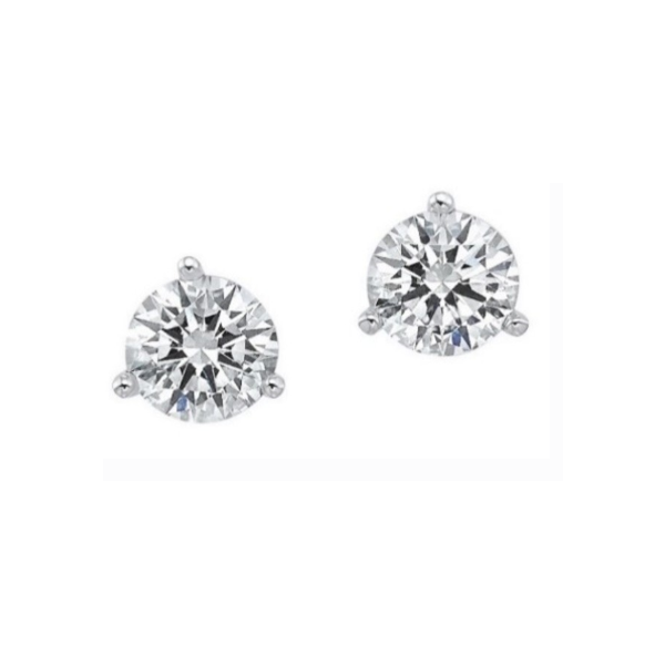 14K White Gold Stud Earrings Steve Lennon & Co Jewelers  New Hartford, NY