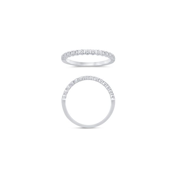 14K White Gold Anniversary Band Ring Steve Lennon & Co Jewelers  New Hartford, NY