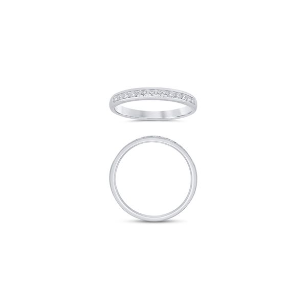 14K White Gold Anniversary Band Ring Steve Lennon & Co Jewelers  New Hartford, NY