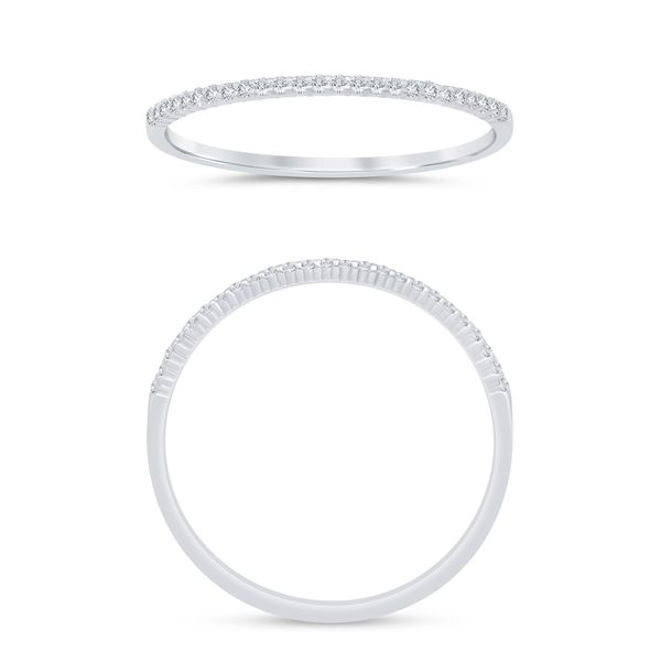 14K White Gold Anniversary Band Ring Steve Lennon & Co Jewelers  New Hartford, NY