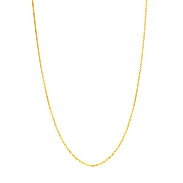 10K Yellow Gold Box Chain Steve Lennon & Co Jewelers  New Hartford, NY