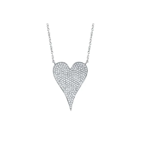 14K White Gold Pendant Necklace Steve Lennon & Co Jewelers  New Hartford, NY