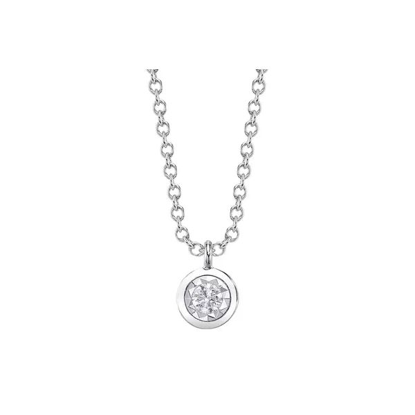 14K White Gold Pendant Necklace Steve Lennon & Co Jewelers  New Hartford, NY