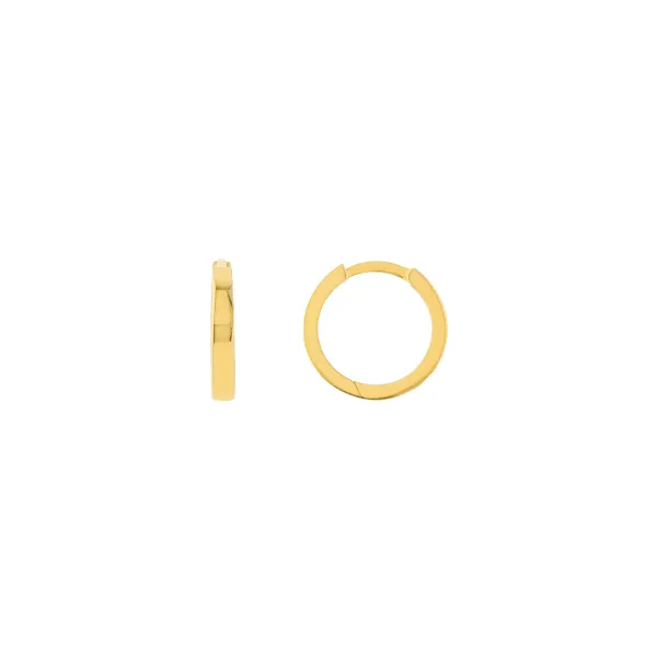 14K Yellow Gold Hoop Earrings Steve Lennon & Co Jewelers  New Hartford, NY