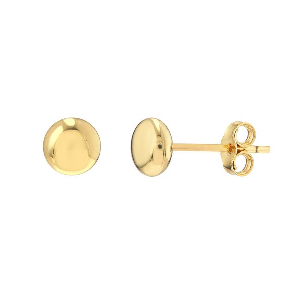 14K Yellow Gold Stud Earrings Steve Lennon & Co Jewelers  New Hartford, NY