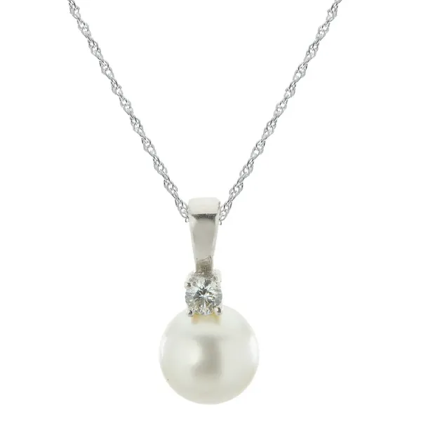14K White Gold Necklace Steve Lennon & Co Jewelers  New Hartford, NY