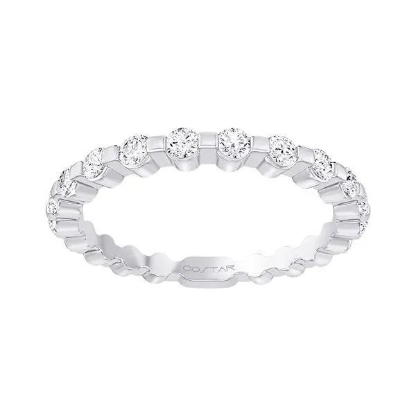 14KT WG .35TCW 12 Stone Round Diamond Wedding Band Steve Lennon & Co Jewelers  New Hartford, NY