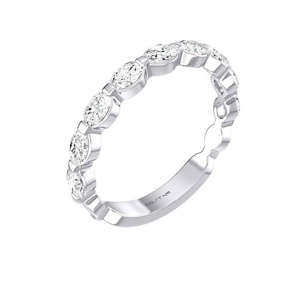 COS 14K White Gold Ladies Wedding Band Steve Lennon & Co Jewelers  New Hartford, NY