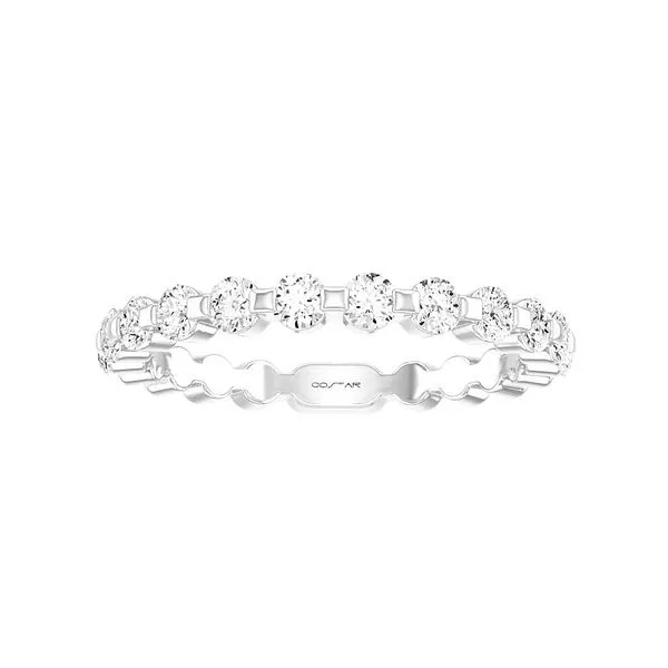 14KT WG .50TCW 12 Round Stone Diamond Wedding Band Steve Lennon & Co Jewelers  New Hartford, NY