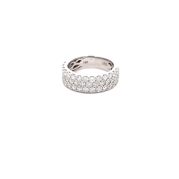 DFE 14K White Gold Ladies Wedding Band Steve Lennon & Co Jewelers  New Hartford, NY