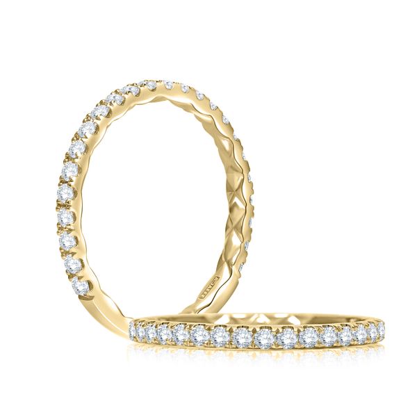 AJ 14K Yellow Gold Ladies Wedding Band Steve Lennon & Co Jewelers  New Hartford, NY