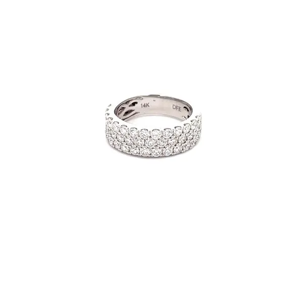 14KT WG 3 Row Diamond Band with 43 Round Diamonds 2.0tcw Steve Lennon & Co Jewelers  New Hartford, NY