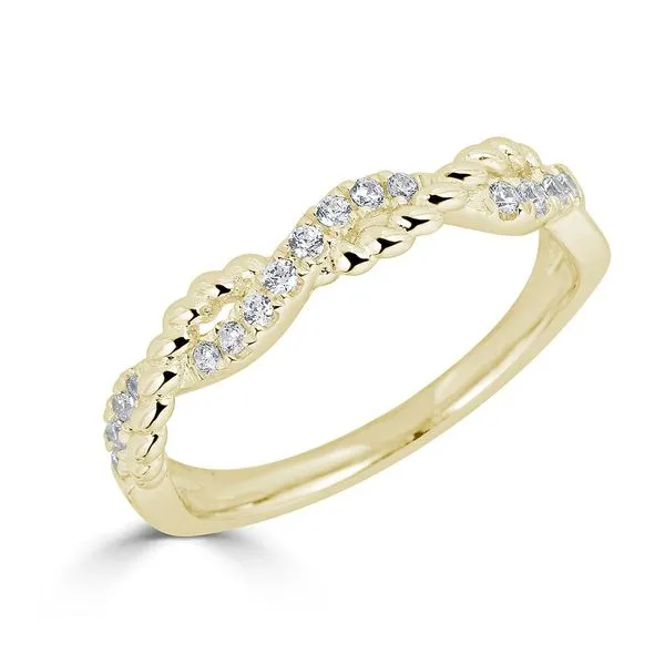 Diamond Stackable Band Twisted Rope Steve Lennon & Co Jewelers  New Hartford, NY