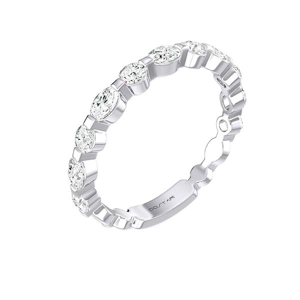 COS 14K White Gold Ladies Wedding Band Steve Lennon & Co Jewelers  New Hartford, NY