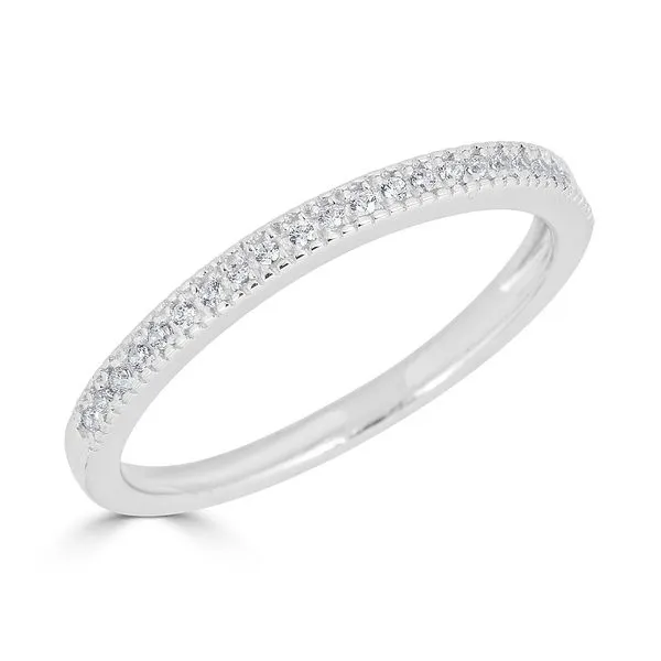 Diamond Stackable Band 14KW 0.10CTW Steve Lennon & Co Jewelers  New Hartford, NY