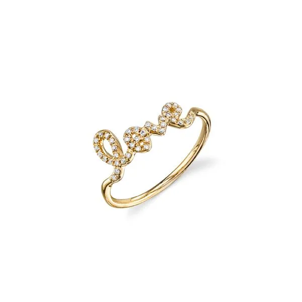 Sydney Evan 14KY Love Fashion Ring With 39=0.14Tw Round Diamonds Steve Lennon & Co Jewelers  New Hartford, NY