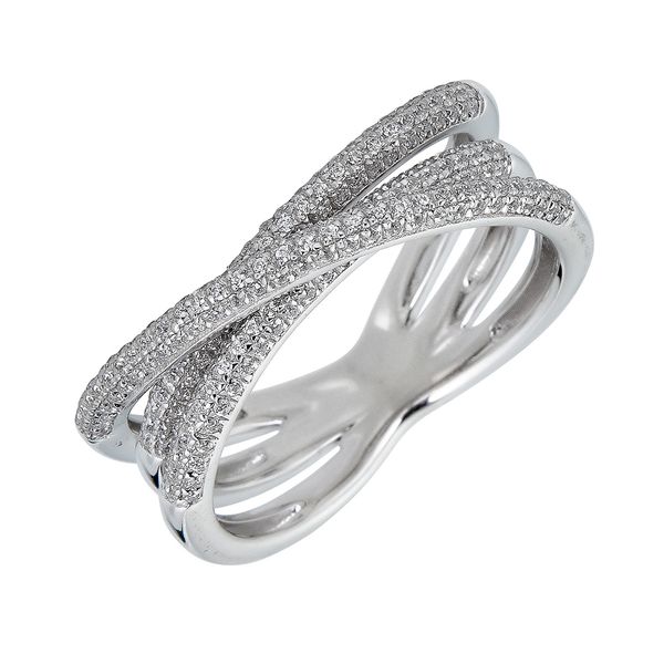 CRISS CROSS DIAMOND RING14KY-0.50CTW S. Lennon & Co Jewelers New Hartford, NY